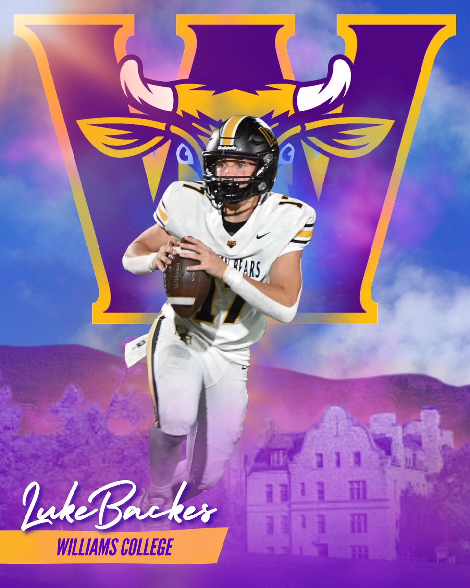 I am beyond excited and honored to announce my commitment to continue my athletic and academic career at Williams college!  First I want to thank God, without him none of this would be possible. I want to thank my parents, coaches, teammates and friends who have supported me