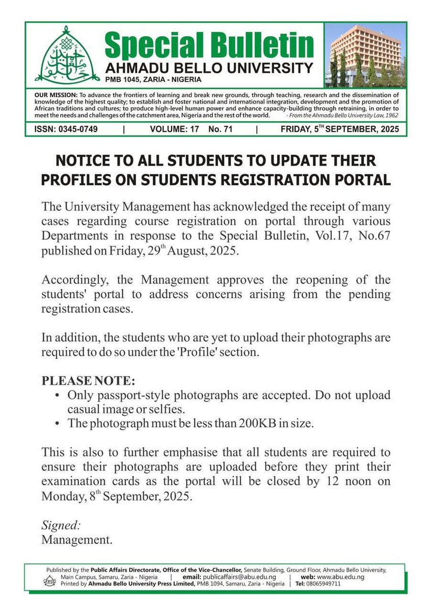 🚨𝐈𝐦𝐩𝐨𝐫𝐭𝐚𝐧𝐭 𝐑𝐞𝐦𝐢𝐧𝐝𝐞𝐫🔔 

Students with pending course registration issues are advised to ensure completion of the process on or before 12 noon tomorrow. 
Kindly treat this notice as urgent