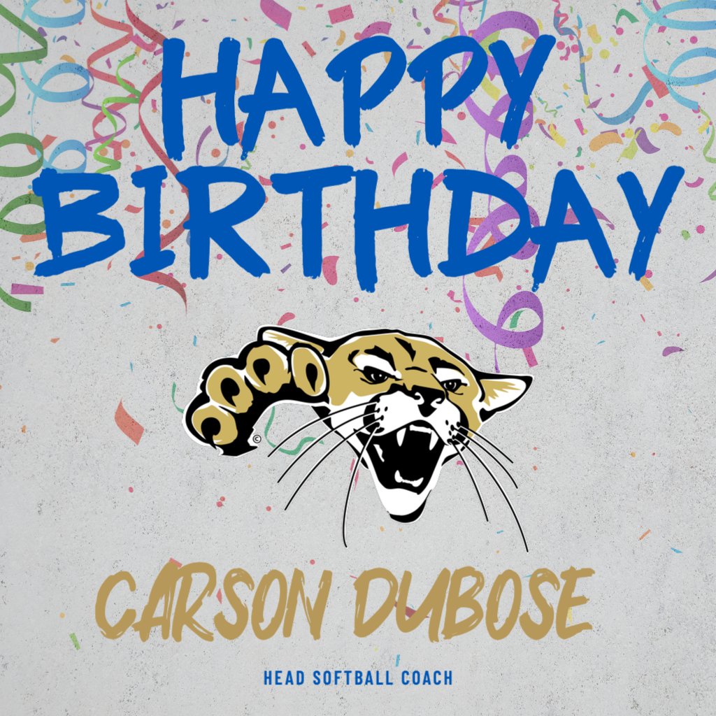 Happy Birthday S/O to Carson DuBose ~ Barton Head Softball Coach! #GoBarton