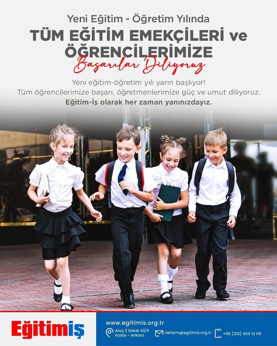 Laik, bilimsel, kamusal, parasız ve nitelikli eğitimden yana, Atatürk'ün aydınlattığı yolda ilerleme kararlığındaki tüm eğitim emekçilerine ve öğrencilerimize, yeni eğitim öğretim yılında başarılar dileriz.