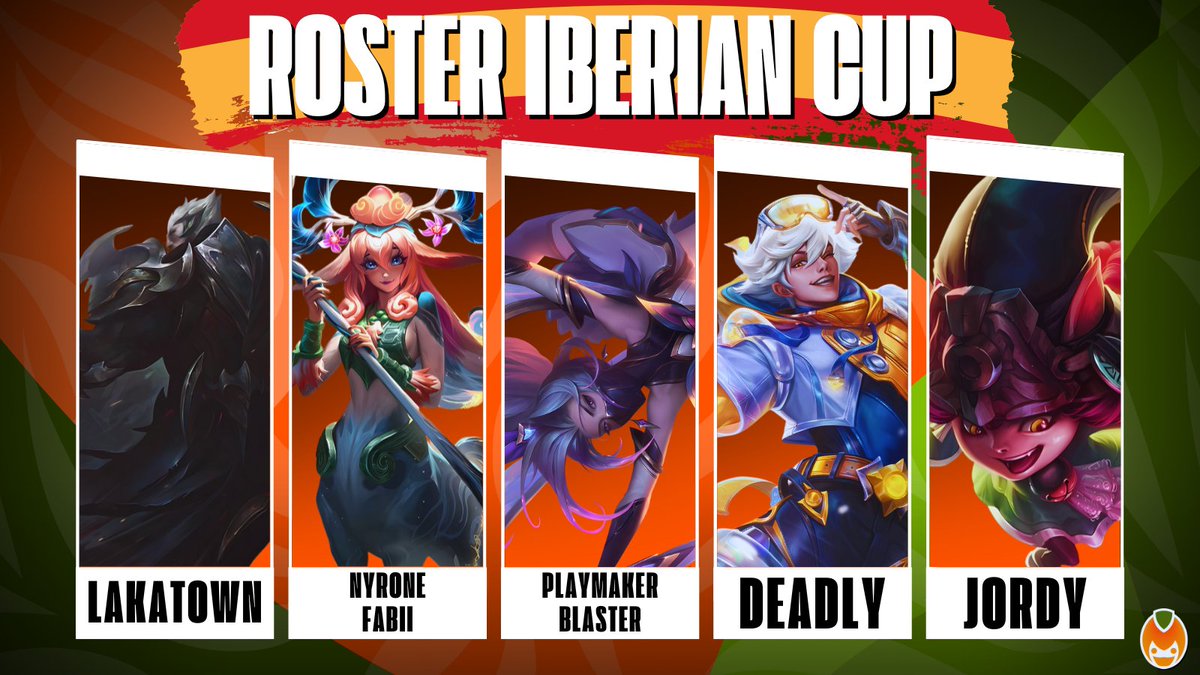 Mango_Esports_'s tweet image. 🇪🇸 ROSTER IBERIAN CUP 🇪🇸

Llegó la semana de nuestro debut en la copa jamona, ya que al haber sido top 4 en la liga, teníamos acceso directo a la fase suiza.

Traemos lo mejor de cada casa para ganar a los primos de Weikis 🇵🇹

Nos vemos el miércoles👀