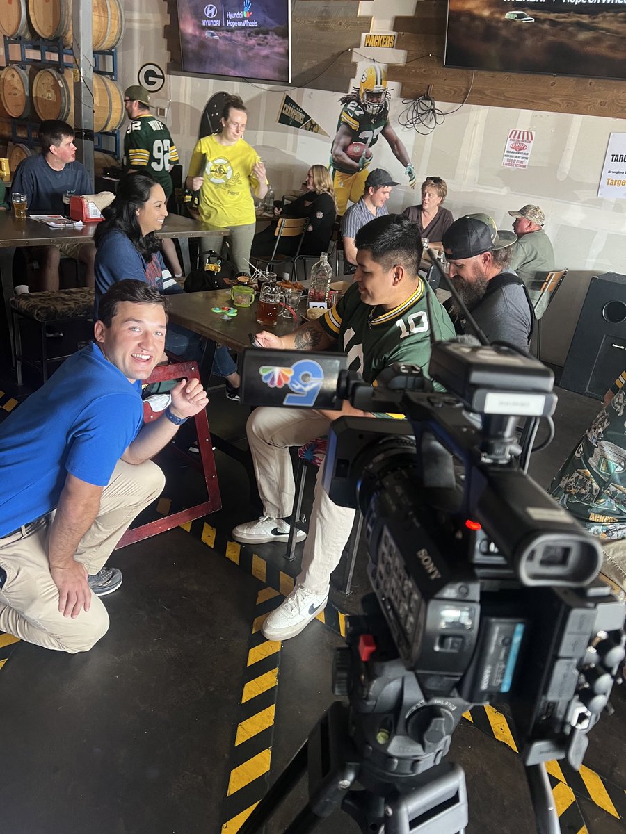 Great to have Noah and Channel 5 in house for kick off!