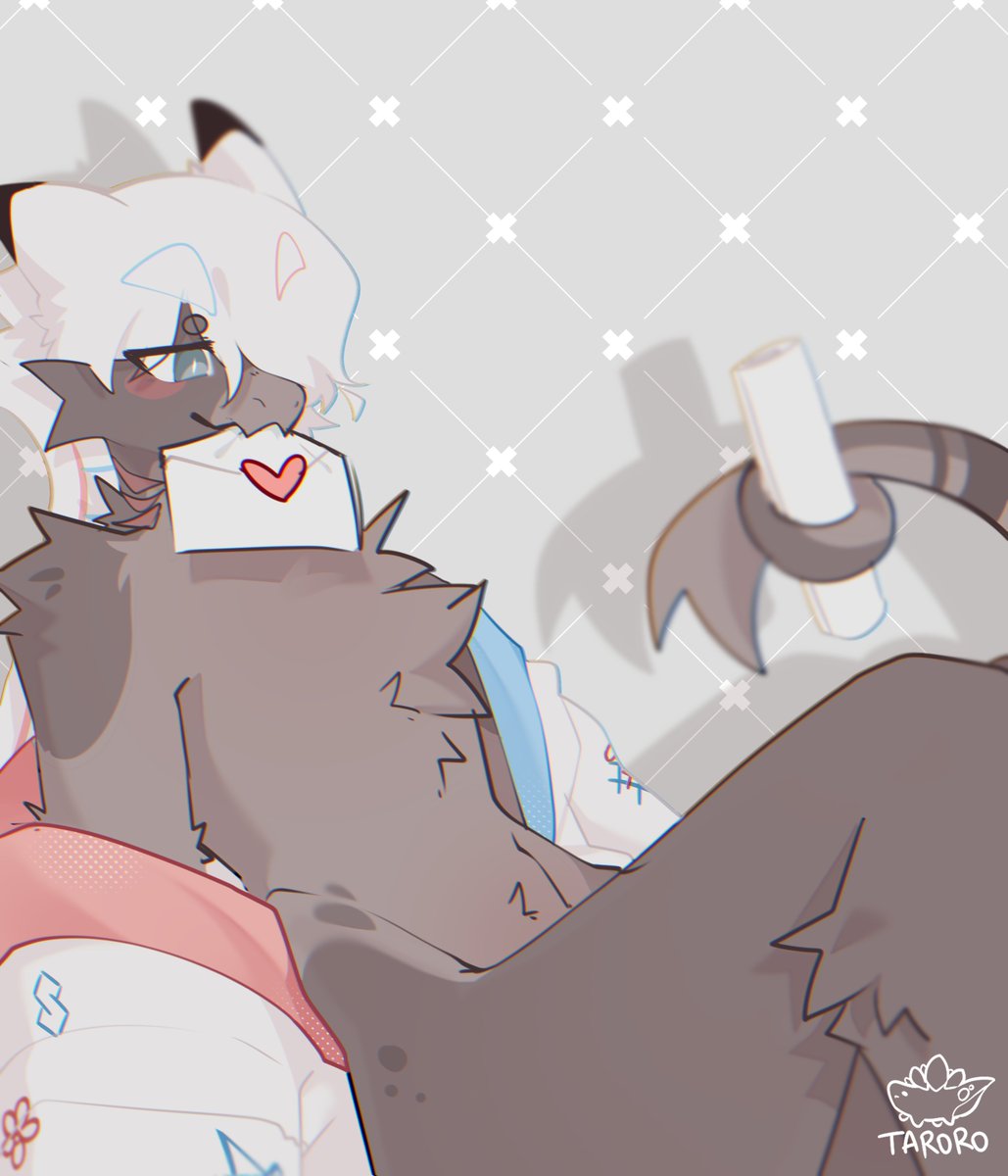 Oh? he has a message for you ~ ✉️❤️