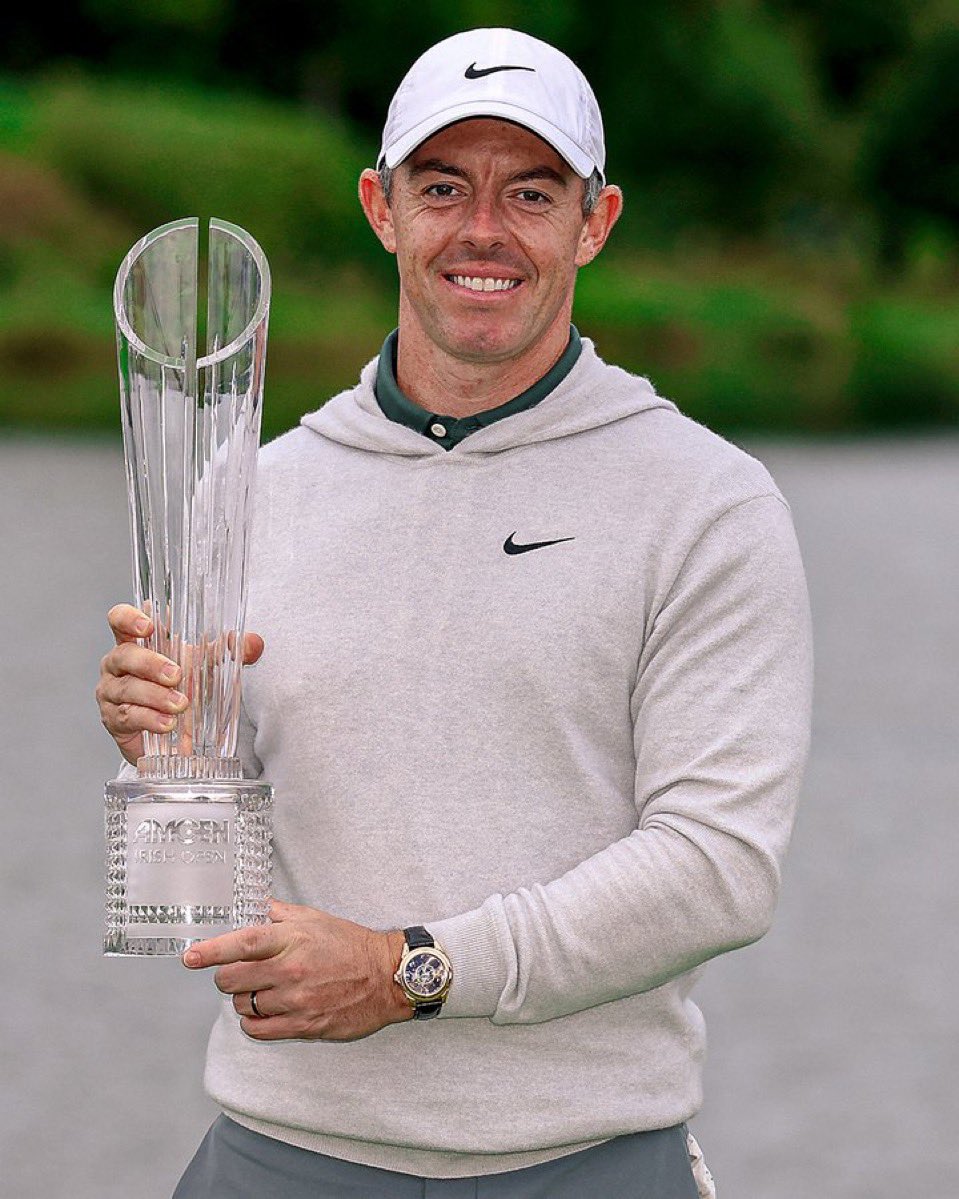Rory McIlroy’s 2025 has been insane:

Masters (Career Grand Slam) 🏆 
Players Championship 🏆 
Irish Open 🏆 
Pebble Beach Pro-Am 🏆 

$20m+ earned. At 36, he’s having one of his best years ever. #RoryMcilroy