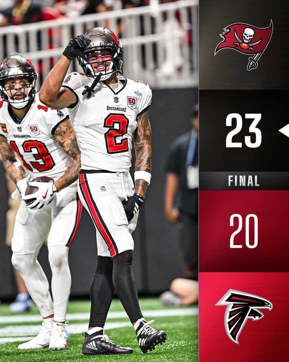 FINAL: <a href="/Buccaneers/">Tampa Bay Buccaneers</a> start the season with a division W! #TBvsATL