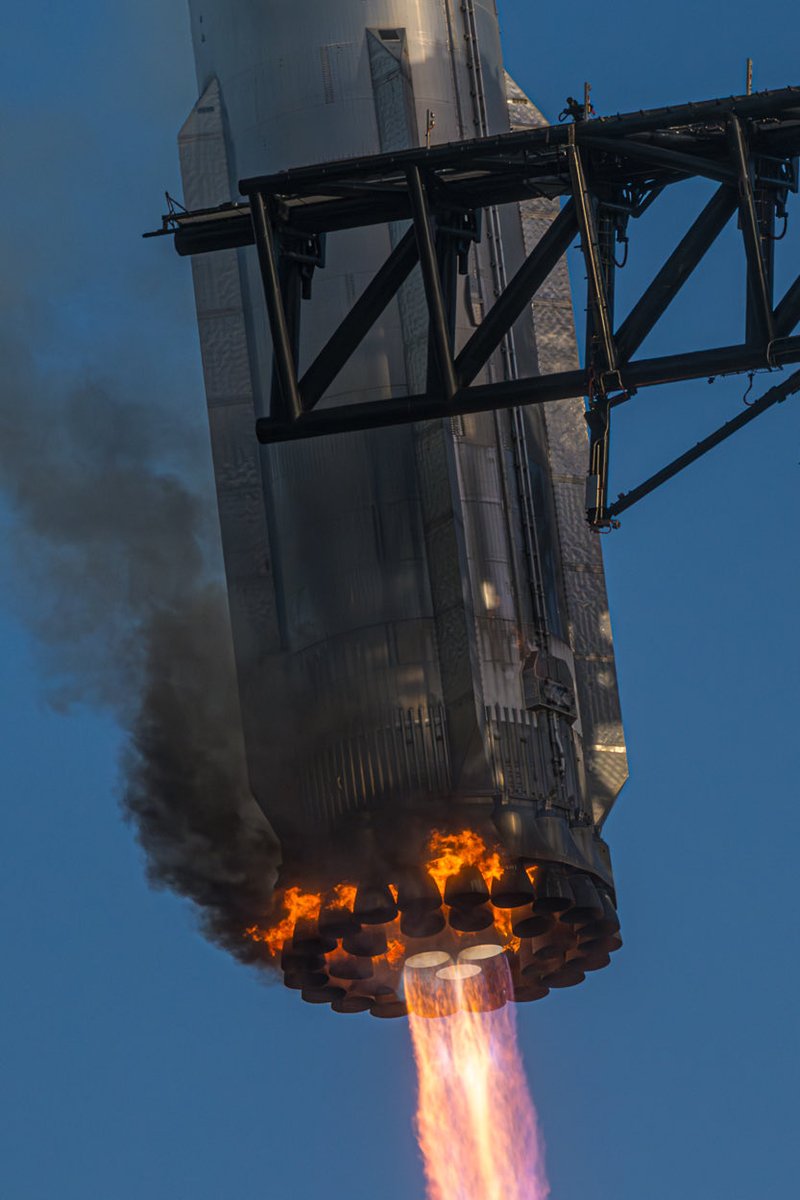 This Super Heavy booster previously supported Starship Flight 8 and will be the second booster of the program to be re-flown