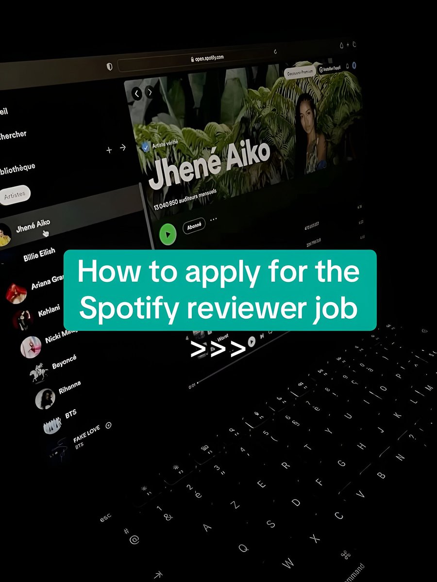 This Spotify Reviewer side hustle is going viral on TikTok.
Easily the most profitable offer I’ve seen this year.

Teens as young as 17 are cashing in $10k+ weekly.
No tricks just a simple, repeatable system.

Still grinding to hit $1k?
Drop a “JOB” in the comments  I'll dm you