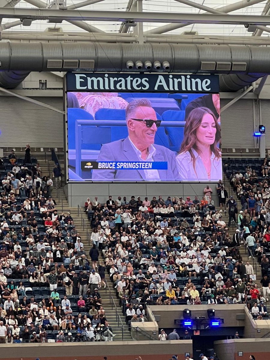 The one and only <a href="/springsteen/">Bruce Springsteen</a> 🥎 #USOpen