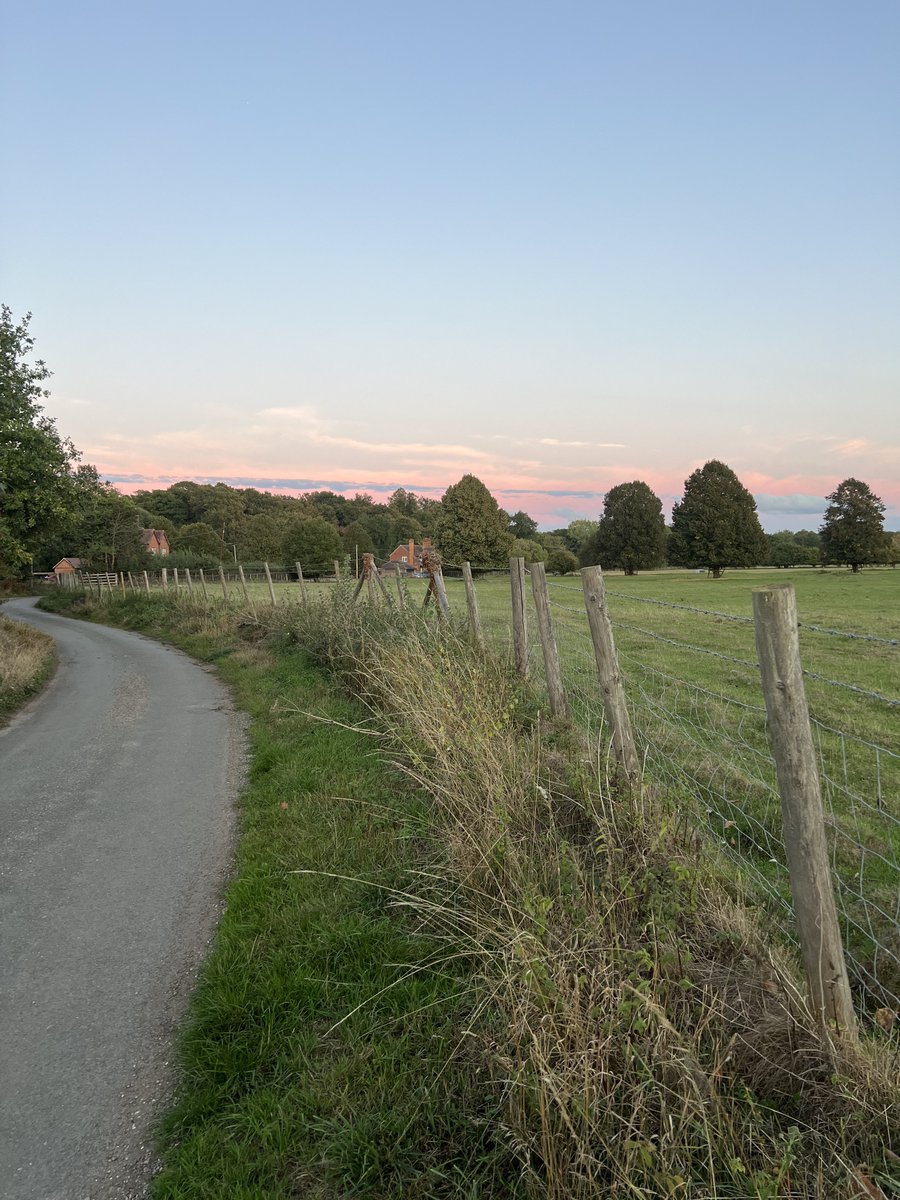 Blood moon, lunar eclipse too low to see but red reflected in the clouds. Facing eastward.