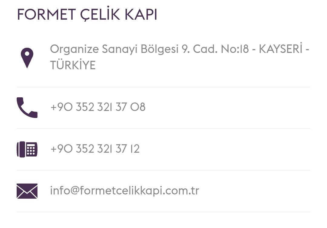#formt ve esas soru ?
Star çelik kapı formet ile ilişkisi nedir bildiğin adres aynı, telefon numarasıda aynı, haritada konumda aynı ne alaka ? Star çelik kapı kimin? Bu detaylar çok önemli aradaki ilişkiye <a href="/spkgovtr/">SPK</a> nın bir inceleme yapması yerinde olur.