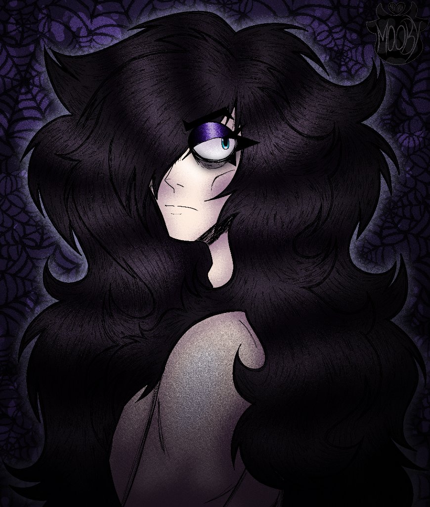 Fanart for <a href="/JackOPlanter/">Jackoplanter 🎃</a>!! He looks so angstyyyy hehe #JackArt #Vtuber #MoobyArt #Art