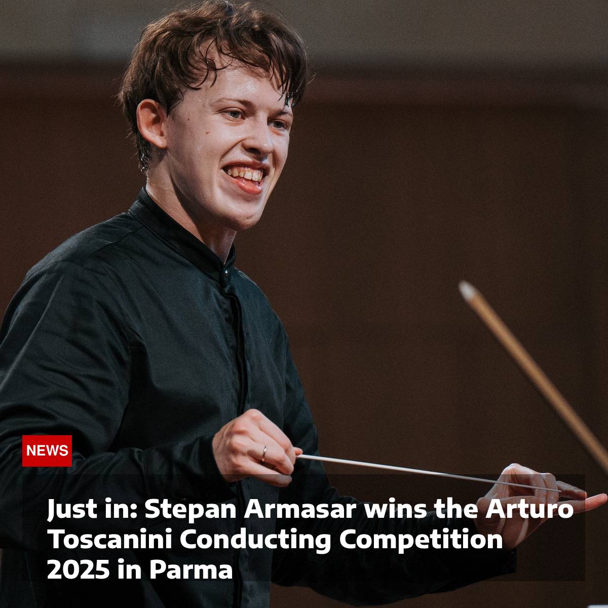 MotoPerpetuoX's tweet photo. The Arturo Toscanini International Conducting Competition concluded in Parma with Stepan Armasar (25, Russia) winning first prize and the Audience Prize.
👉 Full story at https://t.co/WB6g7iljFp
#latoscanini #conductingcompetition https://t.co/omihzyqE4I