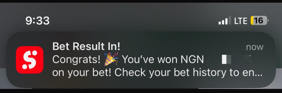 Sportybet will save me joor