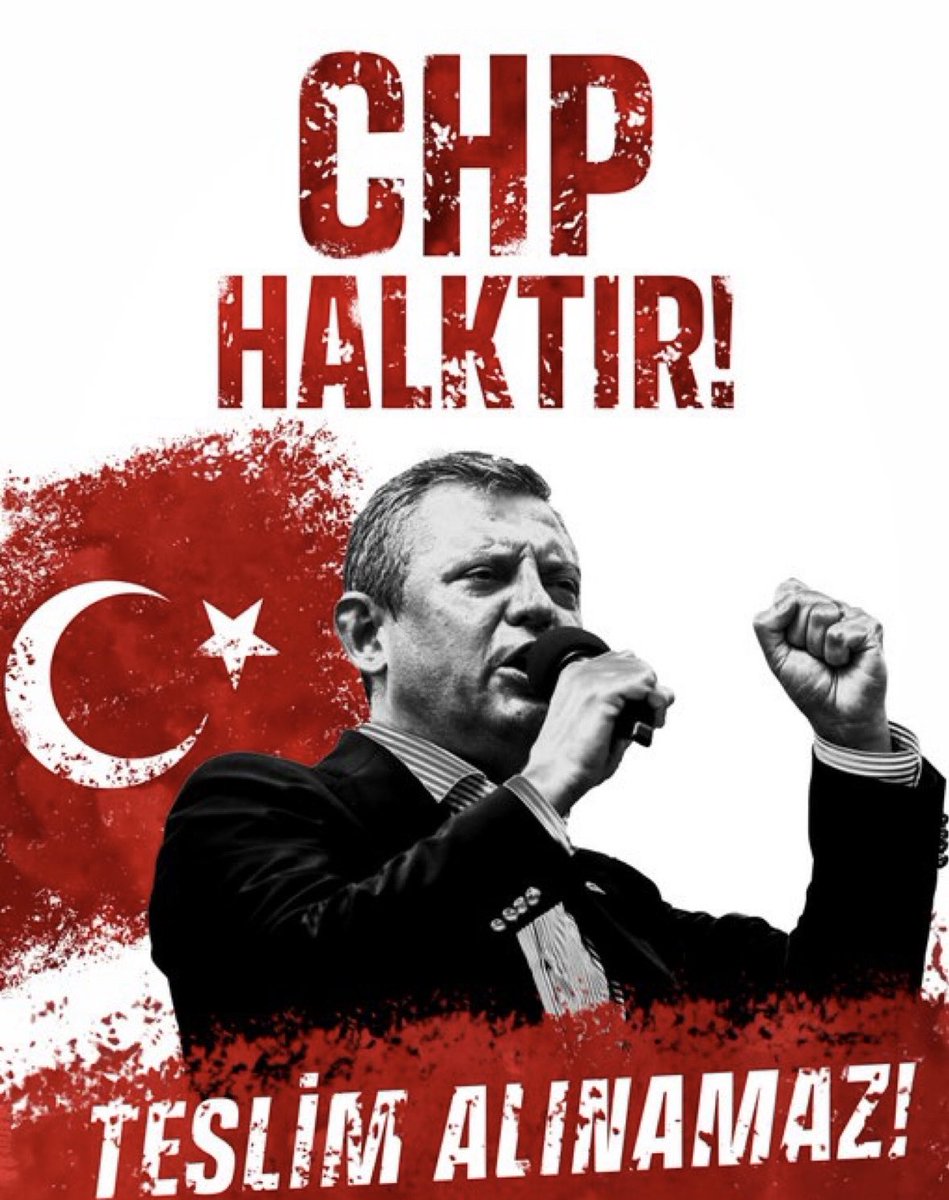 #CHPTeslimAlınamaz