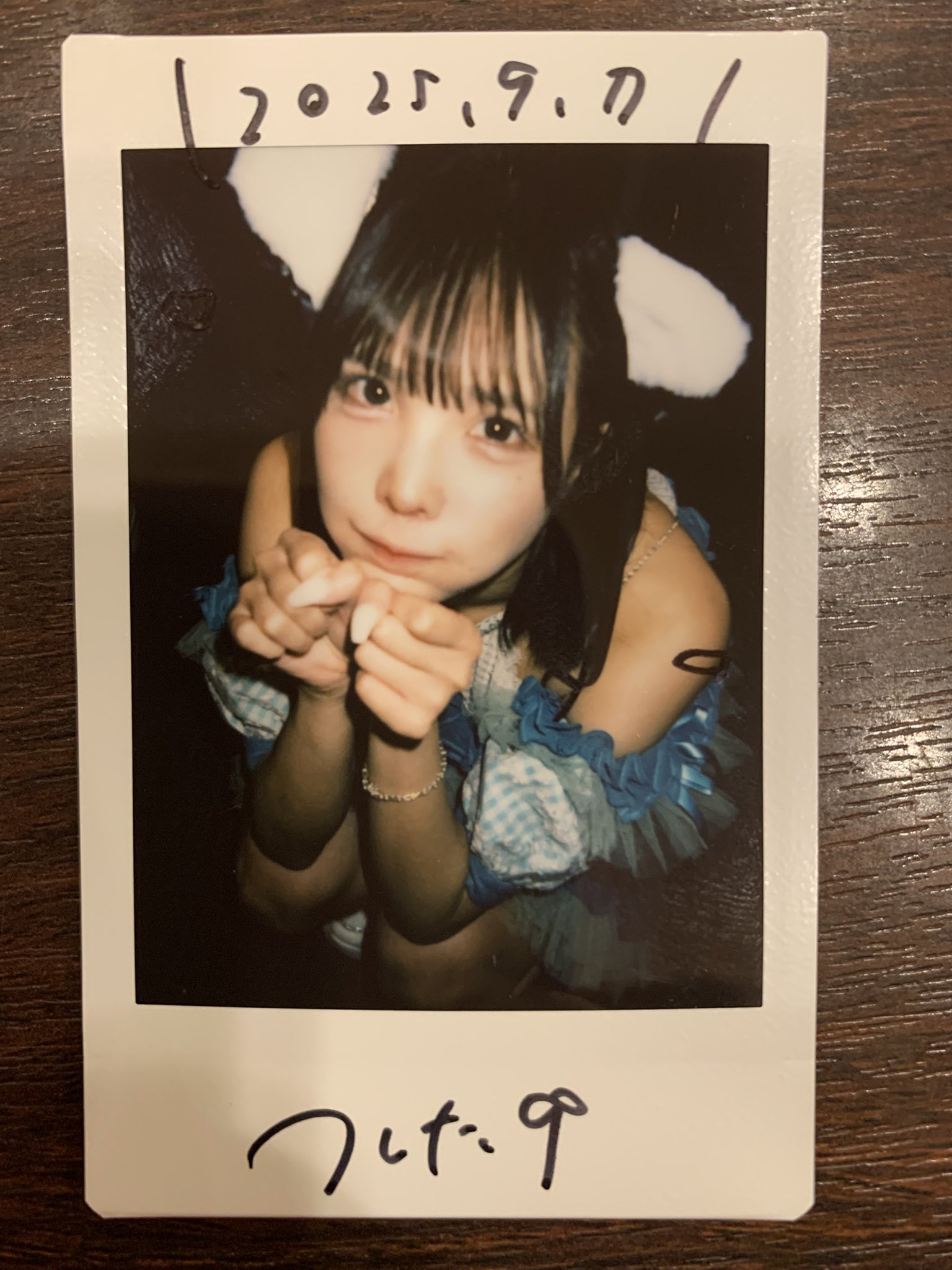 ≠ME 尾木波菜 直筆サイン入りチェキ 2023ツアー 尾木波菜 チェキ - メルカリ
