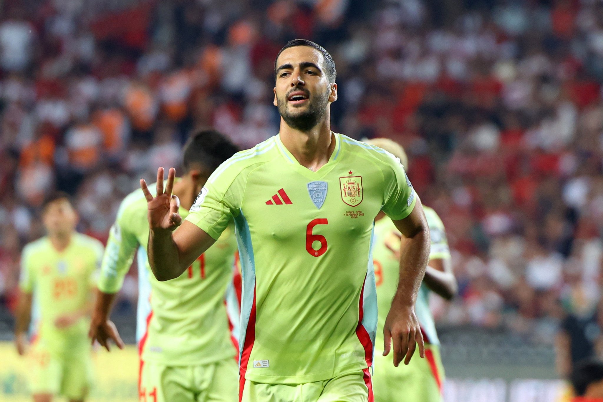 الشارقة الرياضية on X: "#إسبانيا تدك شباك تركيا بسداسية 6 - 0 في عقر دارها ضمن التصفيات المؤهلة إلى مونديال 2026 #اسبانيا_تركيا #الشارقة_الرياضية https://t.co/r0TQWyduhv" / X