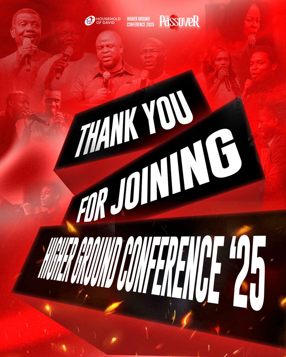 HODChurchNG's tweet photo. Of a certainty, we have passed over! 
From death to life.
From sickness to health. 
From poverty to wealth.
From lack to abundance.
From sorrows to rejoicing. 

We are glad you joined us for such an unusual gathering as this and we know your life has changed forever.

#HGC2025 https://t.co/tWi6CL1bcx