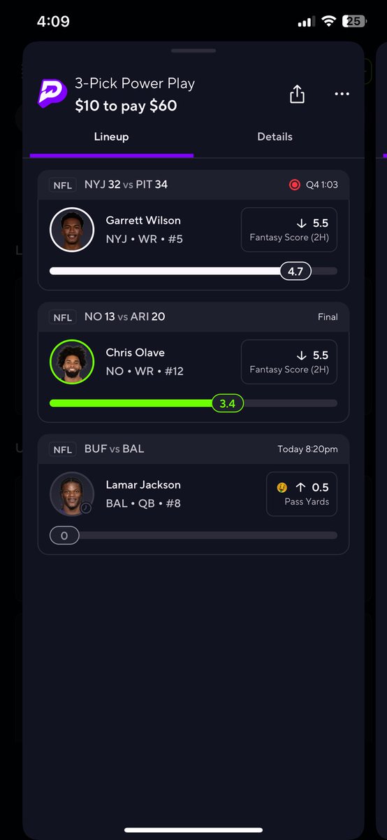 ThatGuyLu_'s tweet photo. Shout out to JALEN he a DOGGGG !!!  saved my whole play 😂 and won the Money line 💰 https://t.co/GUkXts6dyH