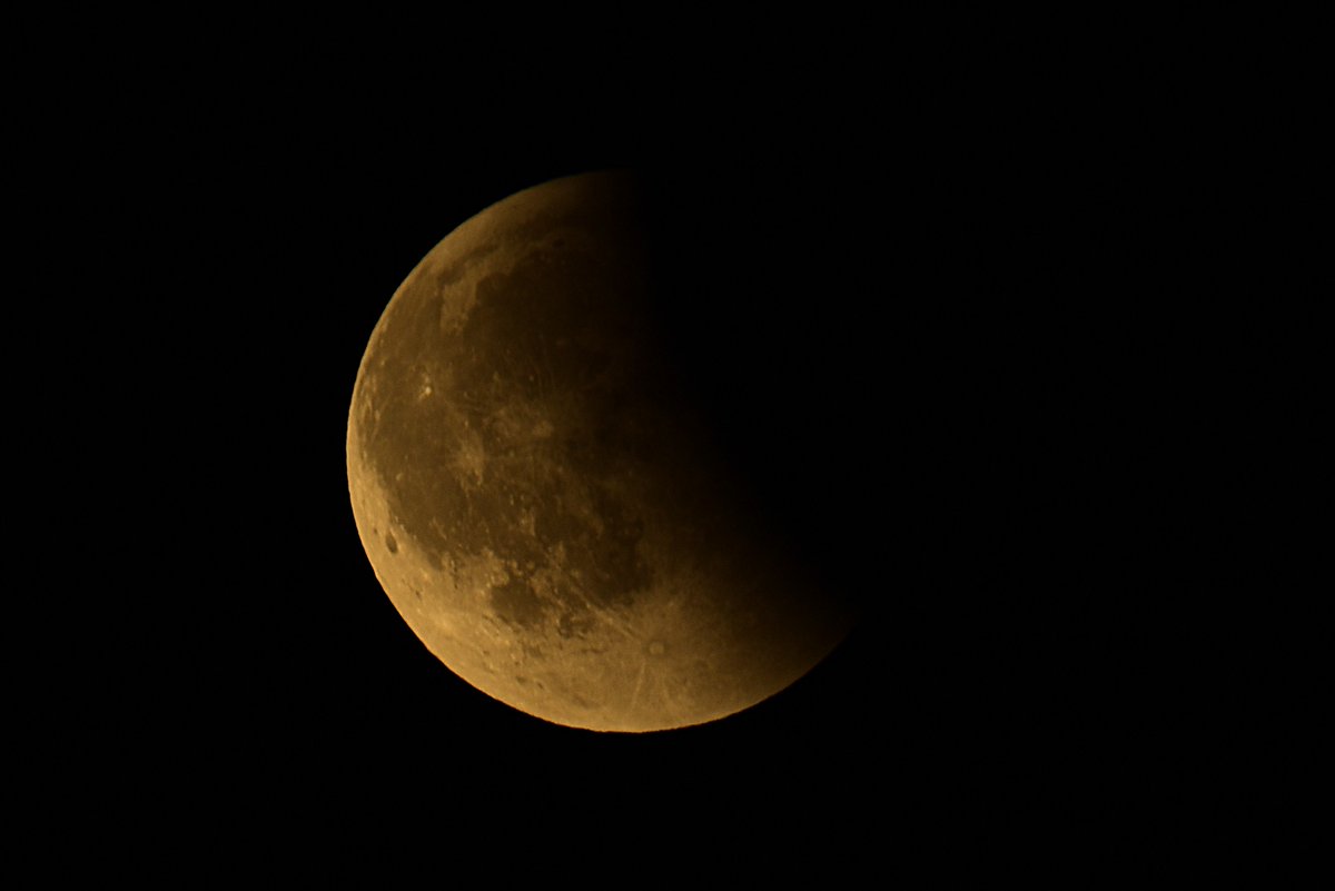 My effort tonight of the eclipse. Only saw it at partial unfortunately due to cloud.