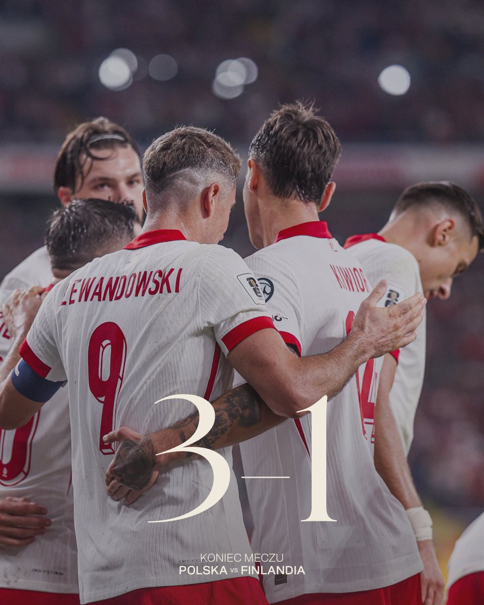 LaczyNasPilka's tweet image. KONIEC MECZU
Wygrywamy z Finlandią!
__
FT #POLFIN 🇵🇱🇫🇮 3:1