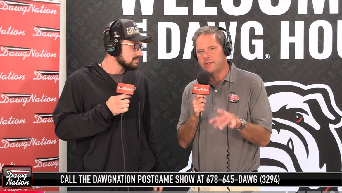 DawgNationDaily's tweet photo. As much as I’d hate to lose him from my postgame show, Rodrigo Blankenship should be kicking for the Falcons next week. https://t.co/6zBFmJ2qmG