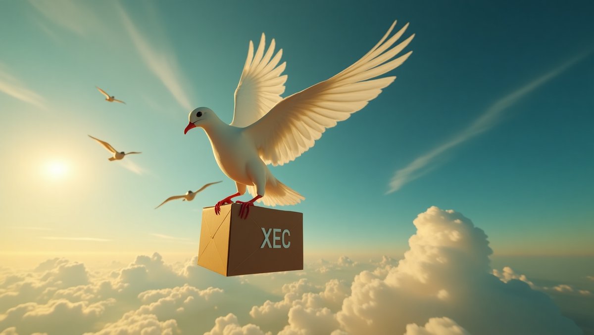 DOVE Sales Offer #15 has been completed, and the 15th airdrop (part 2, the same for everyone) of 40 000 XEC has been distributed.  
Amor Libertas Pax  
Transaction ID:  
explorer.e.cash/tx/c340e0dfd5a…
dovecoin.net