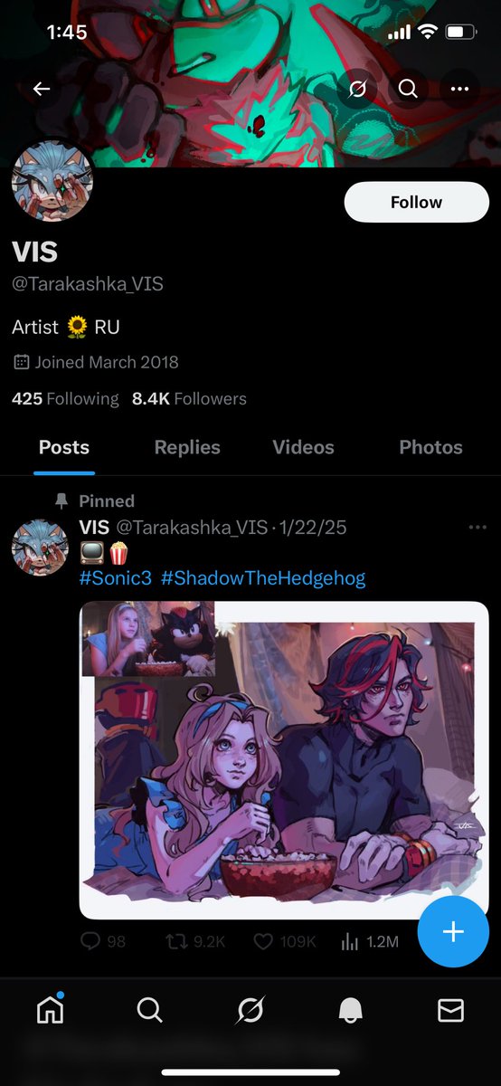 flimseey's tweet photo. Cool reminder to not support this artist because they use AI 👍
#dontsupportai #aiisbad #sonic #sega #SonicTheHedgehog #ShadowTheHedgehog https://t.co/stxxBKnvrV