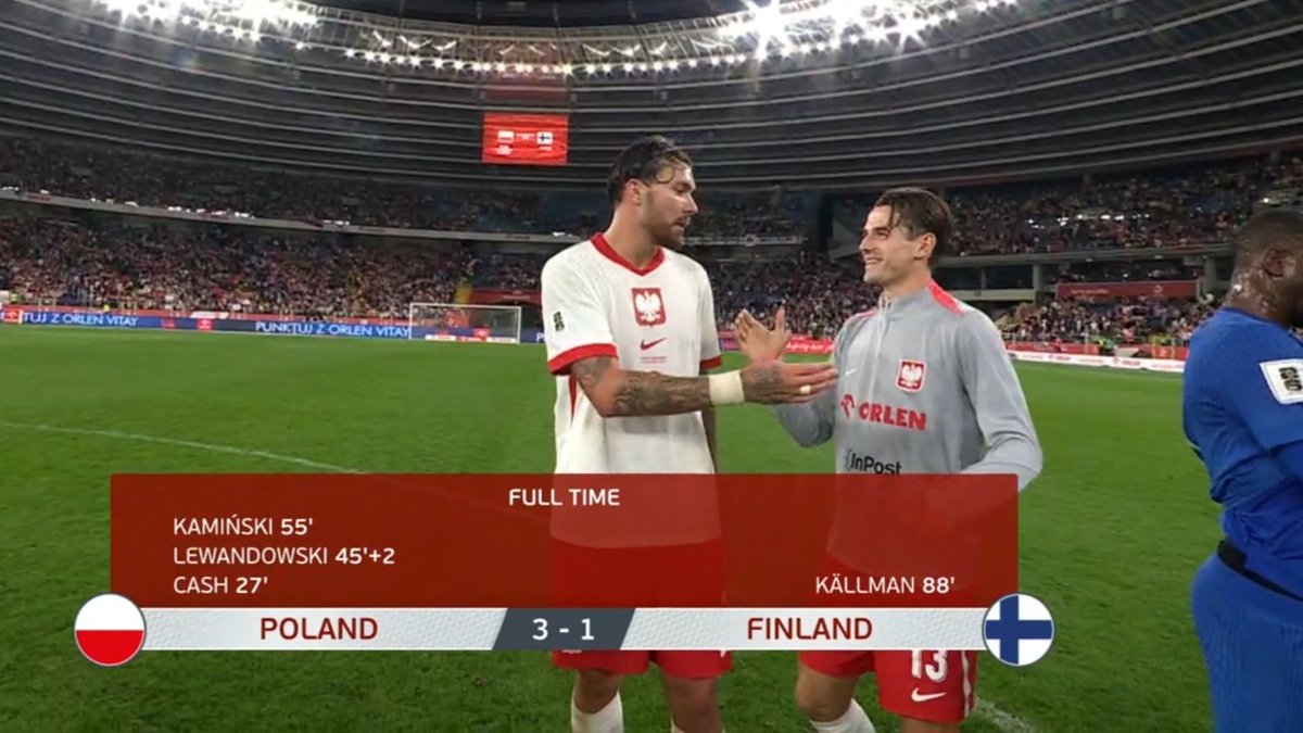 kubacimoszko's tweet image. Cieszy jak rośnie w reprezentacji Polski Jakub Kamiński, ale też optymizmem napawa jak grę na siebie zaczął brać Piotr Zieliński i ile znowu daje Robert Lewandowski👍 Liczby i fakty bardzo szybko obroniły decyzję o zmianie selekcjonera z Michała Probierza na Jana Urbana😇 #POLFIN