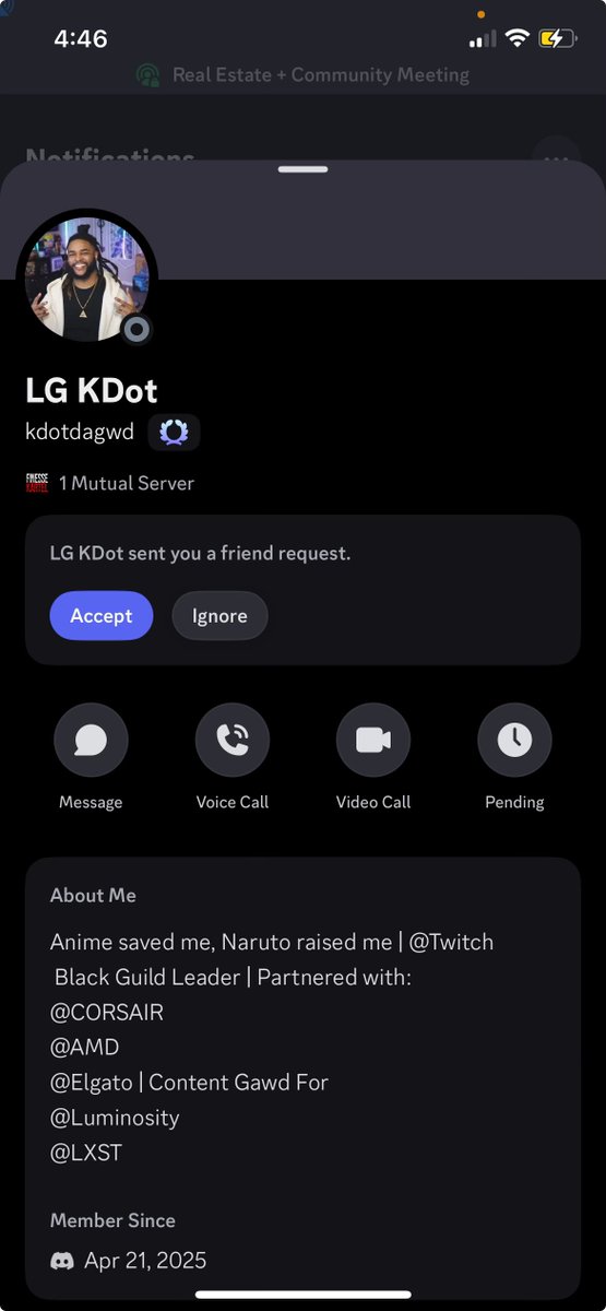 If you get a friend request from me on discord.. THAT AINT ME!