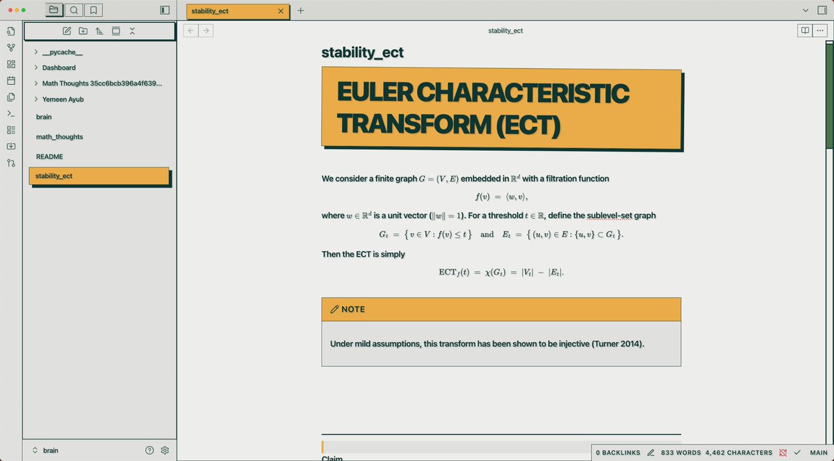 finally got around to migrating my notion notes into obsidian. it’s soooo good