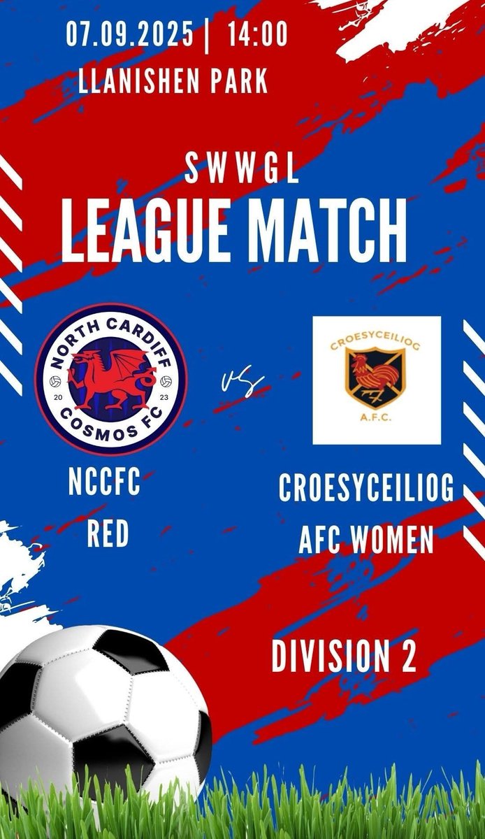 A fantastic game of football against a very well drilled @croesywomen team. The NCCFC Blues coming away with three points. We wish Paul and his team the very best of luck this season 🙌⚽️