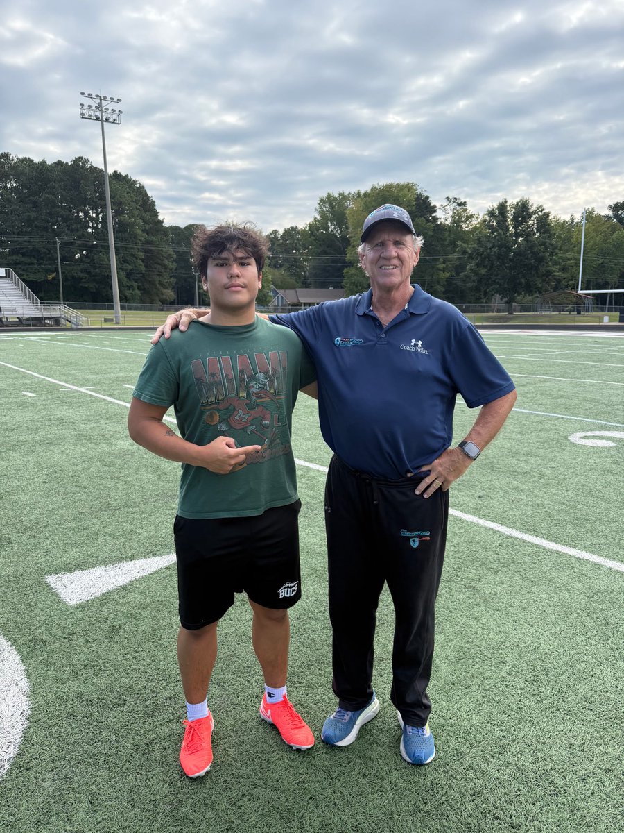 Won the Punting competition at <a href="/Chris_Sailer/">Chris Sailer Kicking</a> Camp today, Thanks for the invite! 
<a href="/Coach_Blocker/">Kyle Blocker</a> <a href="/_CoachBTaylor/">Coach Brandon Taylor</a> <a href="/CoachKalter/">Danny Kalter</a> <a href="/Coach__Blount/">Coach Carter Blount</a> <a href="/coachargote53/">Bryant Argote Jr</a> <a href="/KennethGilstrap/">Kenneth Gilstrap II.</a> <a href="/PeteAlamar/">pete alamar</a> <a href="/coachmiller2525/">Josh Miller</a> <a href="/Coach_Mono/">Chris Monfiletto</a> <a href="/WhitworthN/">Nick Whitworth</a> <a href="/CoachJCros/">Jeff Crosby</a> <a href="/CoachSchov/">Tyler Schovanec</a> <a href="/T_Zielenske5/">Tyler Zielenske</a>