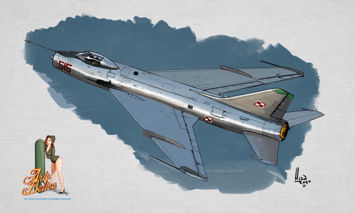 hansclaw's tweet image. Su-7 & f-100 #avgeek #aviation #illustration
