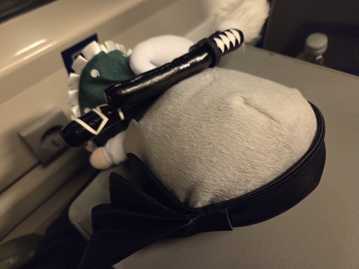 Tfpivman's tweet image. Finally on way home from Tracon due to the delayd train, thanks VR(Finnish Railway service).

But the weekend itself was really fun. Saw lot of friends which is always fun bu highlight was the Tracon evening party where they had IOSYS performing. 

#Touhou  #東Project  #fumo