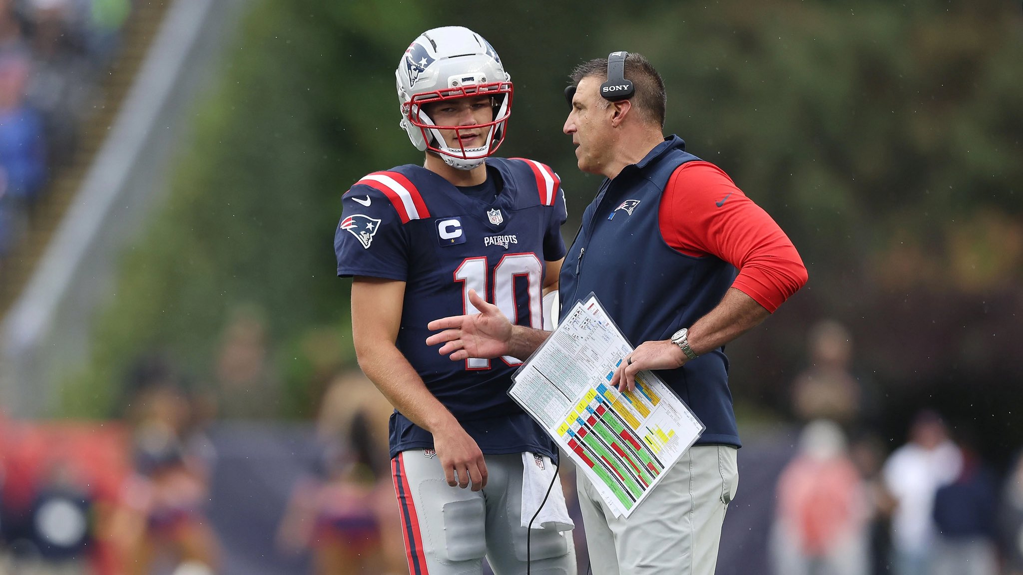 Dan Kelley on X: "Most discouraging aspects of today's #Patriots loss (to me) — 🏈 Unimpressive start to the Mike Vrabel Era 🏈 Drake Maye played poorly 🏈 Will Campbell really struggled