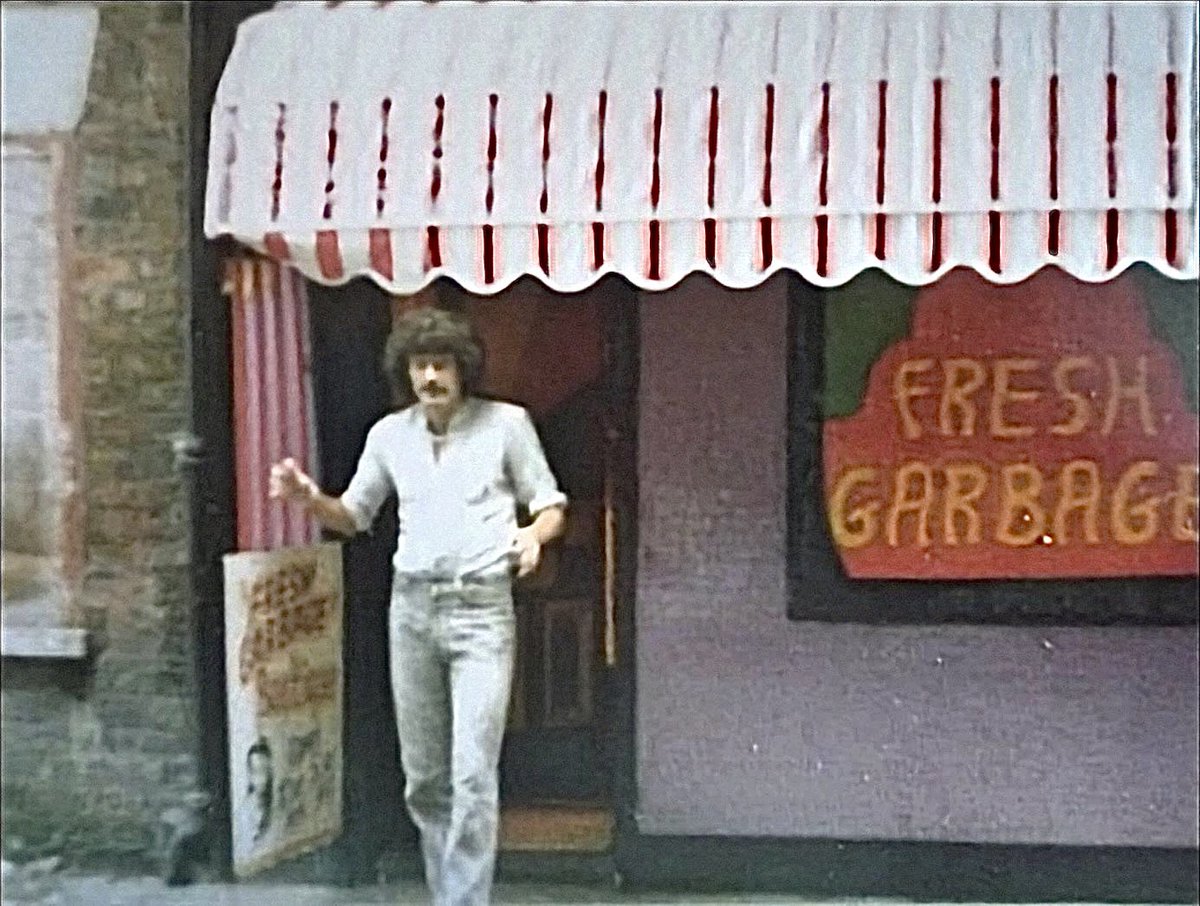Turlough Birch at Fresh Garbage, Bank Street, Belfast. c1970s.    (EPC)
 facebook.com/share/164pTHVU…