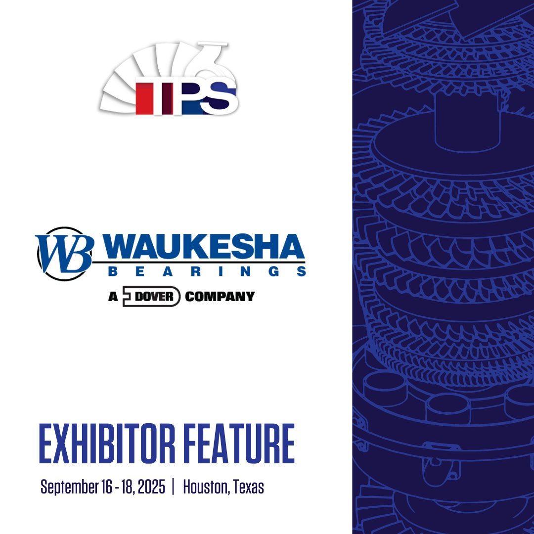 Waukesha Bearings is exhibiting at TPS 2025. Thank you for being a partner of the Turbomachinery Laboratory!

Join us and many other companies in September at the 54th and 41st Turbomachinery and Pump Symposia in Houston, Texas. Find out more at tps.tamu.edu

#TPS2025