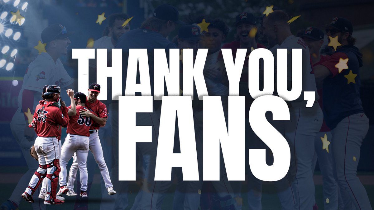Thank you, Sea Dogs fans, for another awesome season.
➡️366,442 fans
➡️25 sold out games
We are lucky to have such loyal fans.  Thank you for your support.  We'll see you on April 7th for Opening Day 2026.