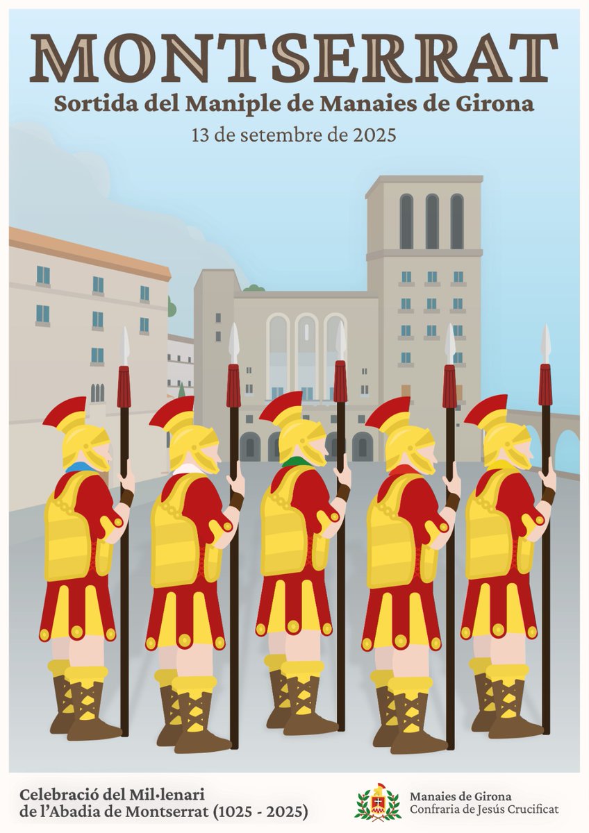 Sortida a Montserrat

Horaris aproximats:

9:30h sortida fins a la parada del funicular
 10h arribada del penó
10:15h pujada fins a la plaça de l'Abadia
11h Missa
12h Parlaments i figures a la plaça
12:30h baixada fins a l'entrada (davant del buffet) 
13h final

Us hi esperem!