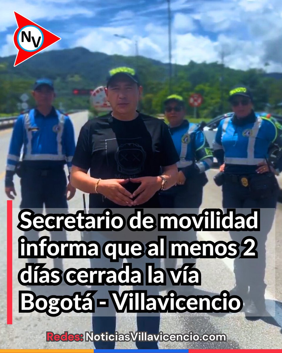 Durante los próximos dos días se mantendrán las labores de remoción de tierra en la vía #Bogotá - #Villavicencio en el sector de Chipaque, (Cundinamarca) tras el deslizamiento.

 La decisión se tomó en un PMU entre la ANI y la Secretaría de Movilidad de Villavicencio.
