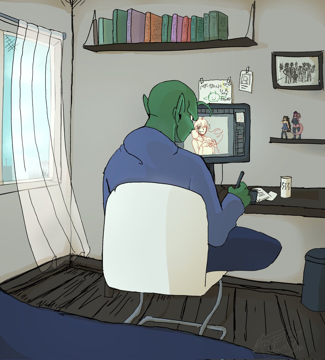 This was for day 3 of selfshiptember but I got so busy so
They're real, you're fictional