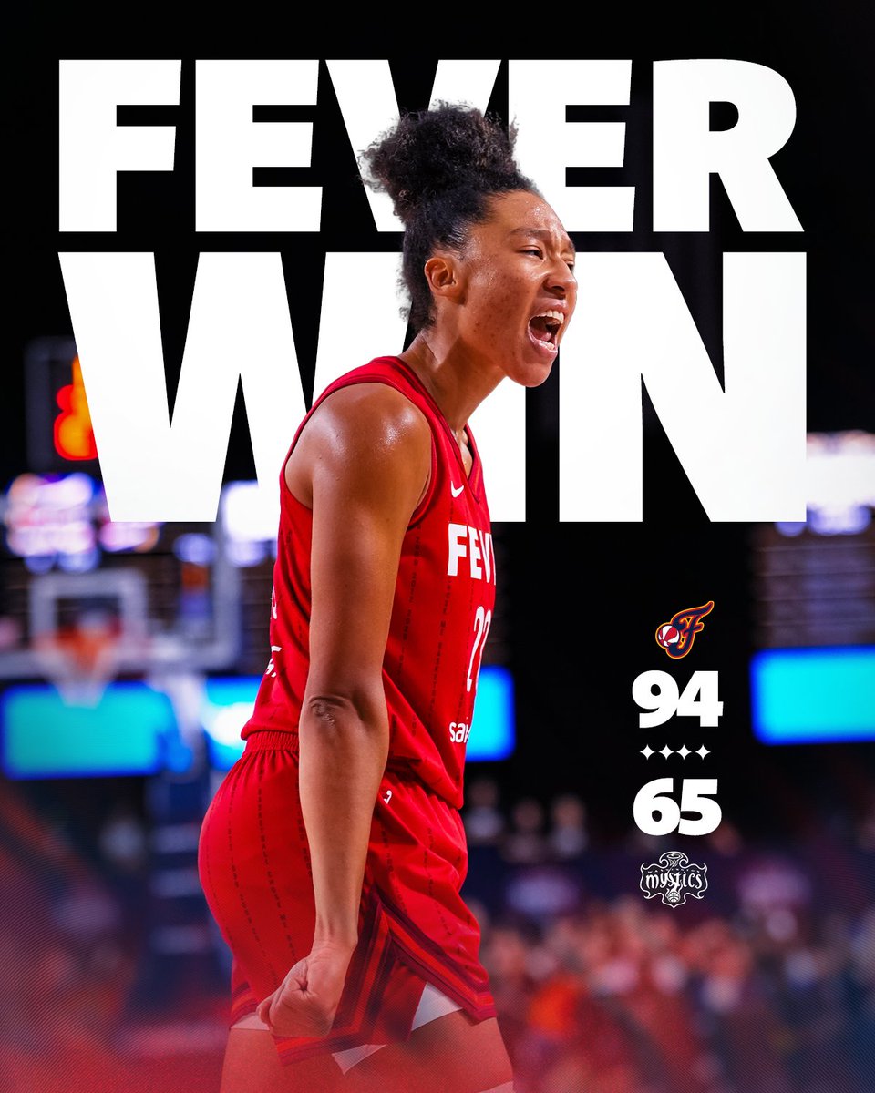29-POINT DUB to clinch our spot in the playoffs.

#FeverWin