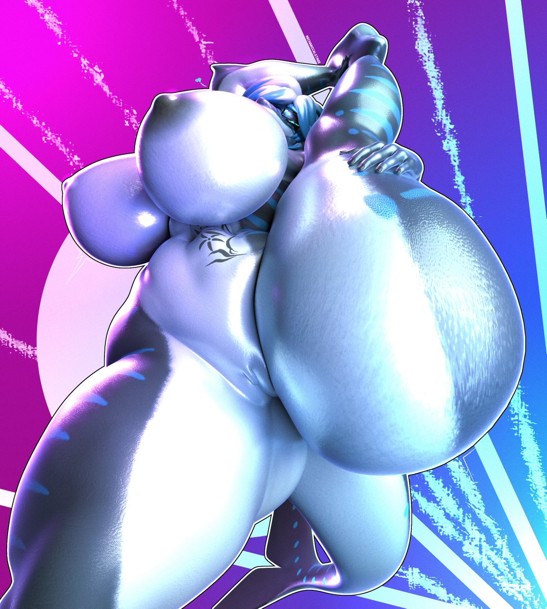 MECHANICALSTAGE's tweet photo. "Even at my age I can still stretch this extreme, even though I have to do this without any clothing. They usually would not be able to handle these angles!!!"💋💕💙🦈🍑

Nika-Sharkeh (Tiger Shark) OC belongs to @NikSharkehAD
Nika-Sharkeh (Tiger Shark) model made by
@SirWarfare https://t.co/KxXiNZlpk9