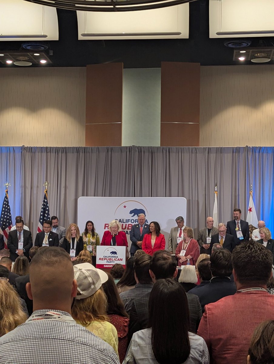 I say this after every convention because it's always worth repeating. I feel I owe a debt to every delegate for the honor of working for Chairwoman <a href="/CorrinRankin/">Corrin Rankin</a>  and the <a href="/CAGOP/">California Republican Party</a>. 

To see my friends <a href="/cagopvicechair/">John Park</a> <a href="/SayrsMorris/">Sayrs Morris</a> and now one of my protegés <a href="/CynthiaKaui/">Cynthia Kaui</a> serving