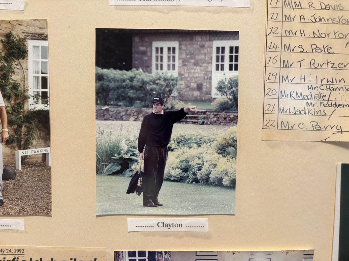 Look who I spotted today at Greywalls. 
<a href="/mikeclaytongolf/">Mike Clayton</a>