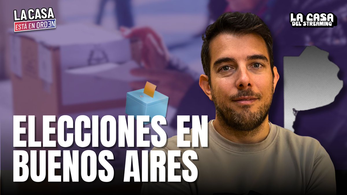 🔴LUNES 20 HS EN LA CASA ESTÁ EN ORDEN🔴

El politólogo Pablo Salinas analiza las elecciones en Buenos Aires: qué está en juego y hacia dónde va la campaña?

Sumate a debatir desde YouTube! Link en la bio o en comentarios 💬