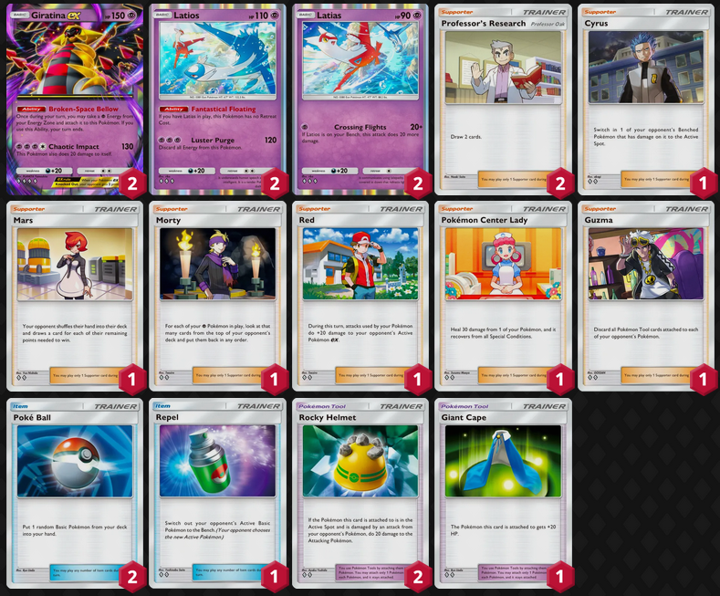 Top 32/452 today with my Latios/Latias/Giratina list 💜

I first shared this build on Sept 3 (x.com/HiImNuma/statu…) after more testing I prefer Repel over Sabrina— proud to see it perform and even catch the eye of players like <a href="/kinkakuj/">ああ</a> 👀🔥

Thanks <a href="/PocketMads/">PocketMads - YT</a> for hosting!