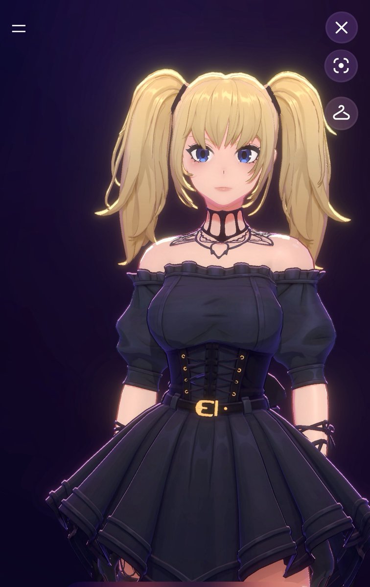 Anime character representing a calming bedtime hobby from a tweet reply