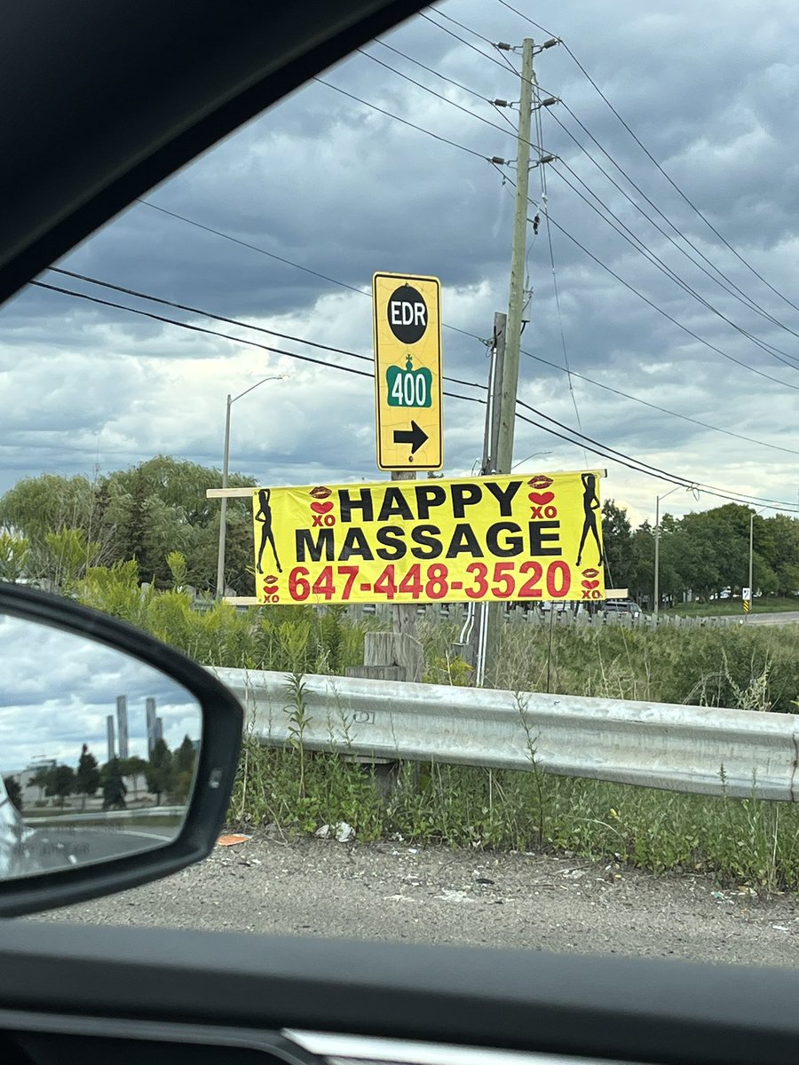 Gbuda4's tweet photo. @City_of_Vaughan can someone remove these rub-and-tug adverts throughout the city? https://t.co/oFwsvjowEb