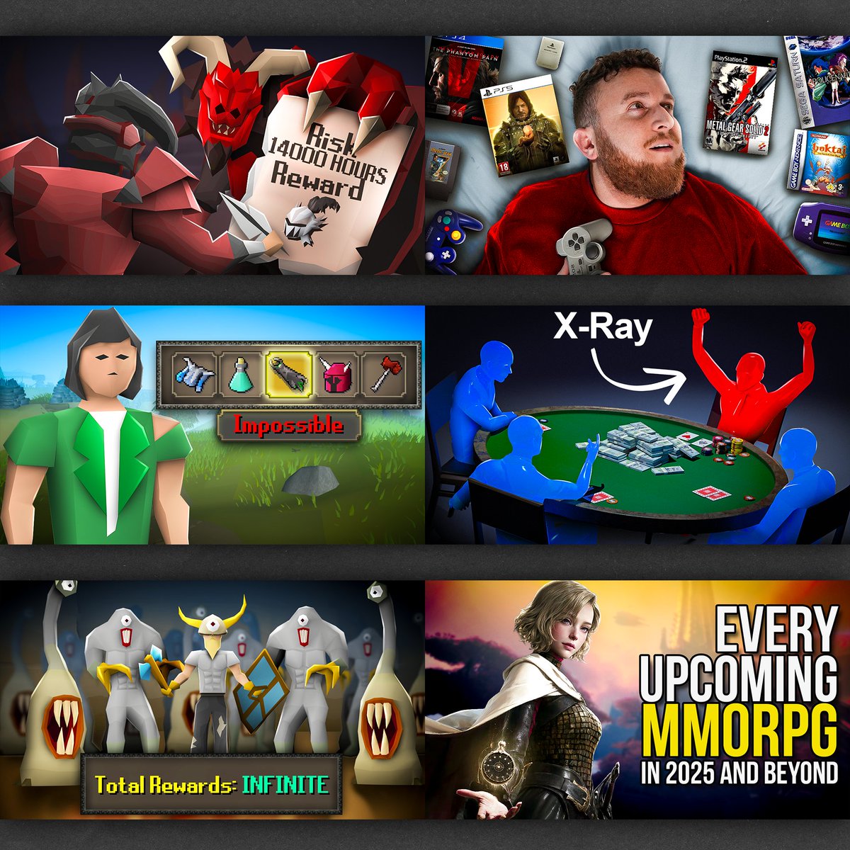 This week has been awesome! I have had the pleasure of working on quite a few non-OSRS thumbnails which has been very exciting and refreshing.